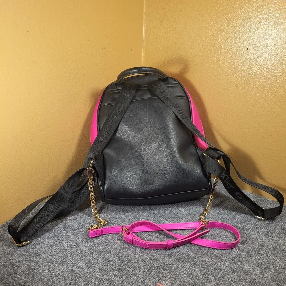 Betsey Johnson Mindy CHEERLEADER Medium Backpack Diaper Toy bag
